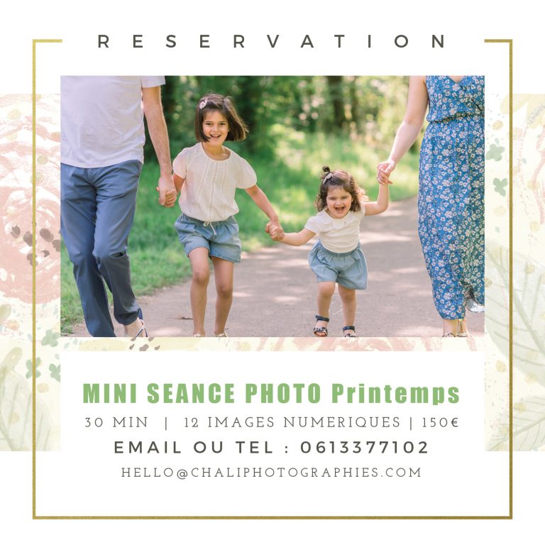 Mini séance famille printemps