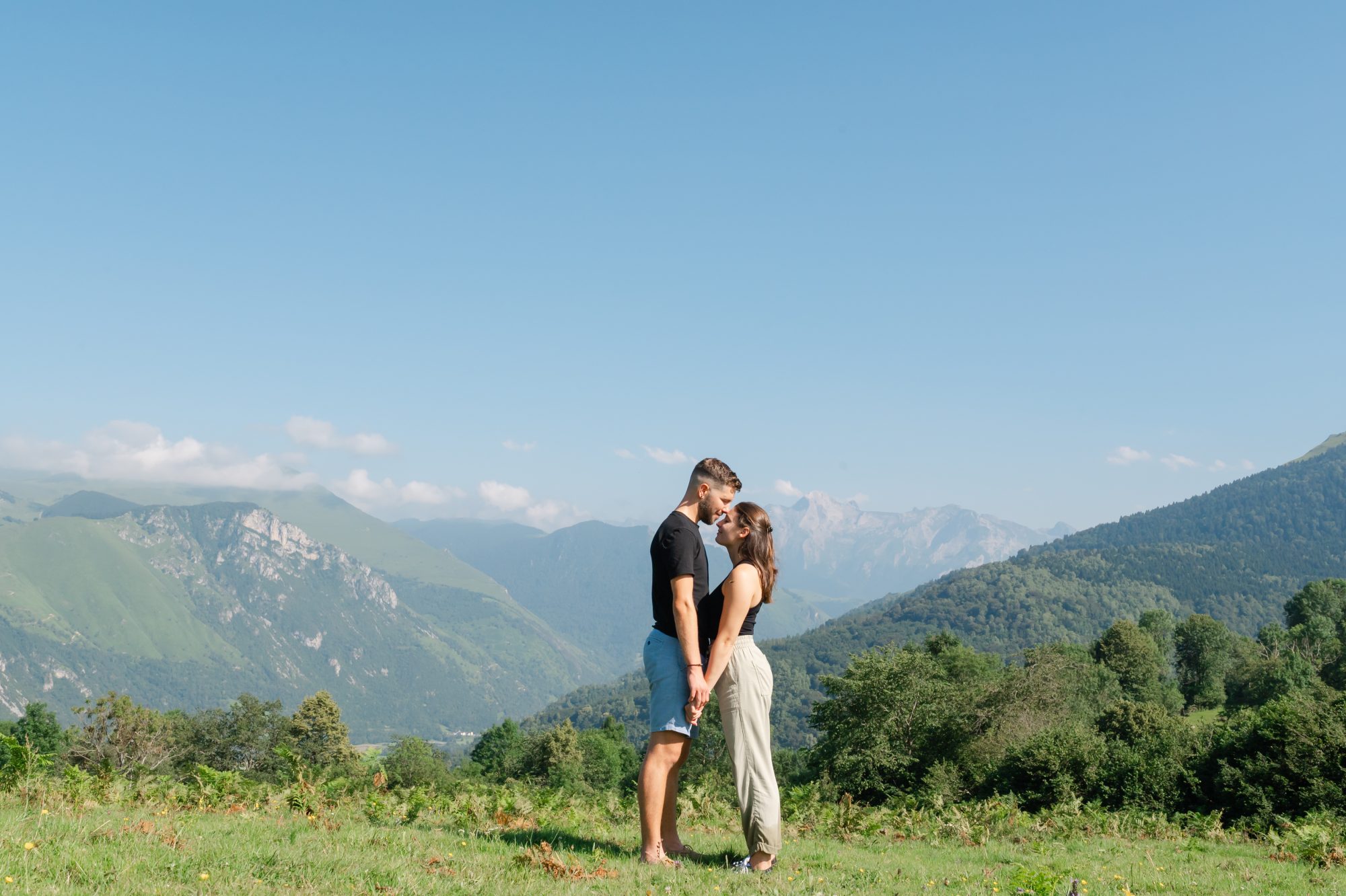 portrait couple montagne