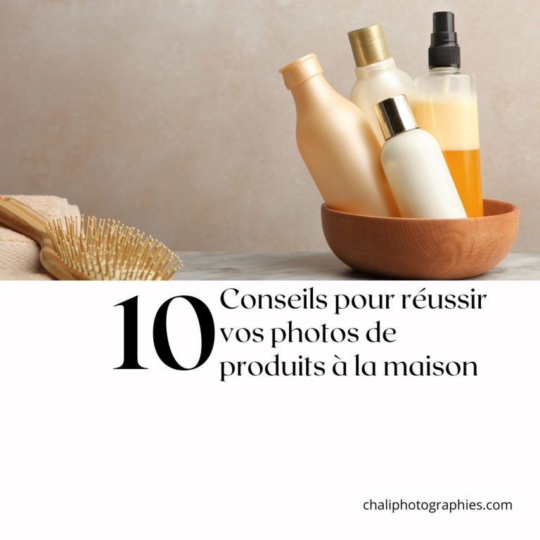 Réussir vos photos de produits à la maison
