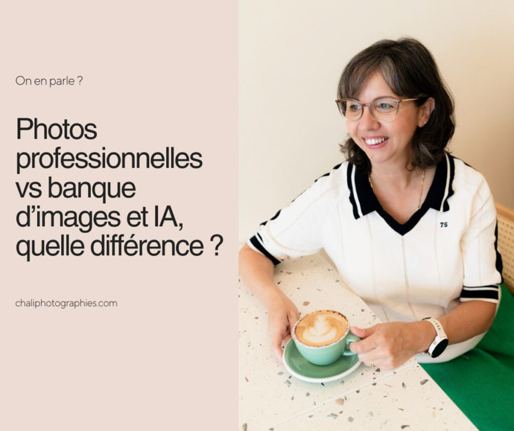 photos professionnelles vs photos banques d'images et IA
