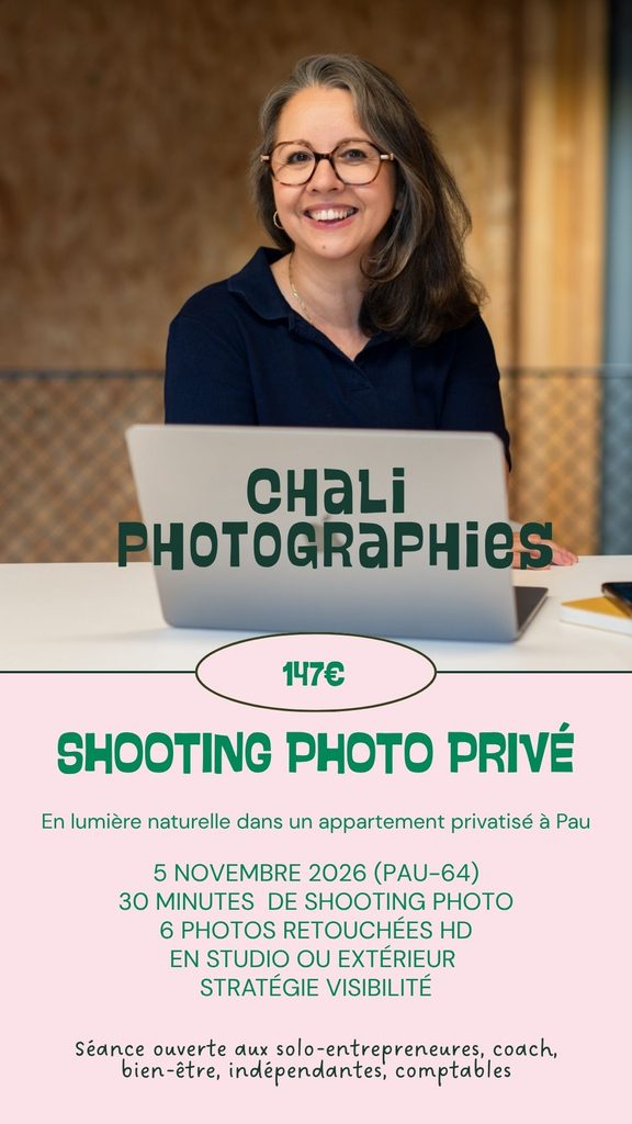 Shooting Photo Privé Entrepreneure Pau