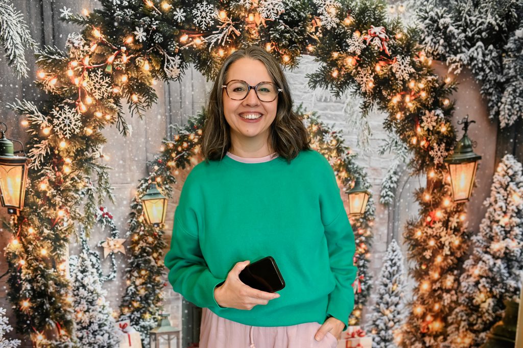 portrait de chaliphotographies pour les mini-seance photo de noël 2026